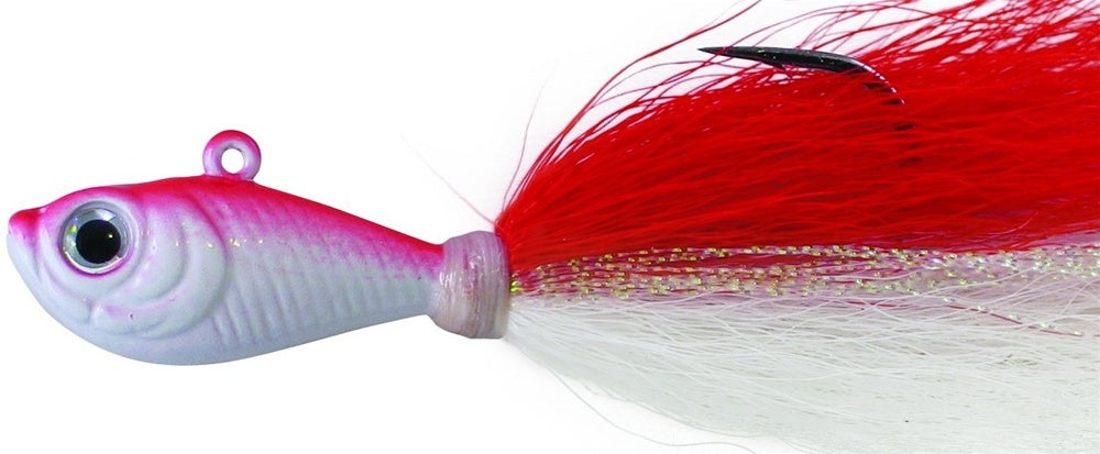 BUCKTAIL JIG RED WHITE – SPRO Sports Professionals
