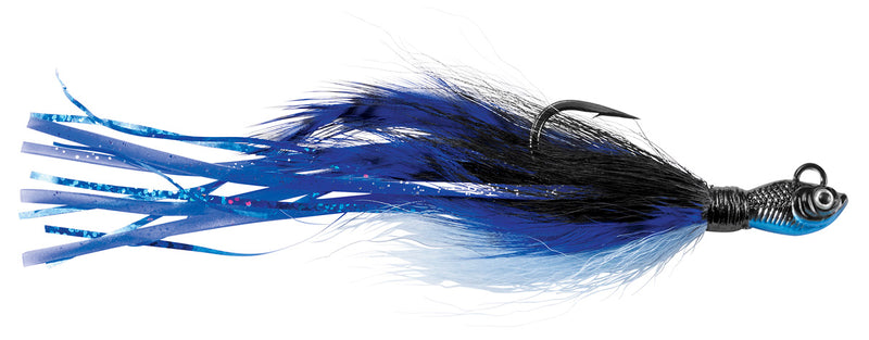 Spro Power Bucktail Custom Jig - 2oz - Black/Blue