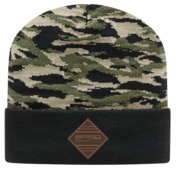 *SPRO BEANIE CAMO WITH PATCH