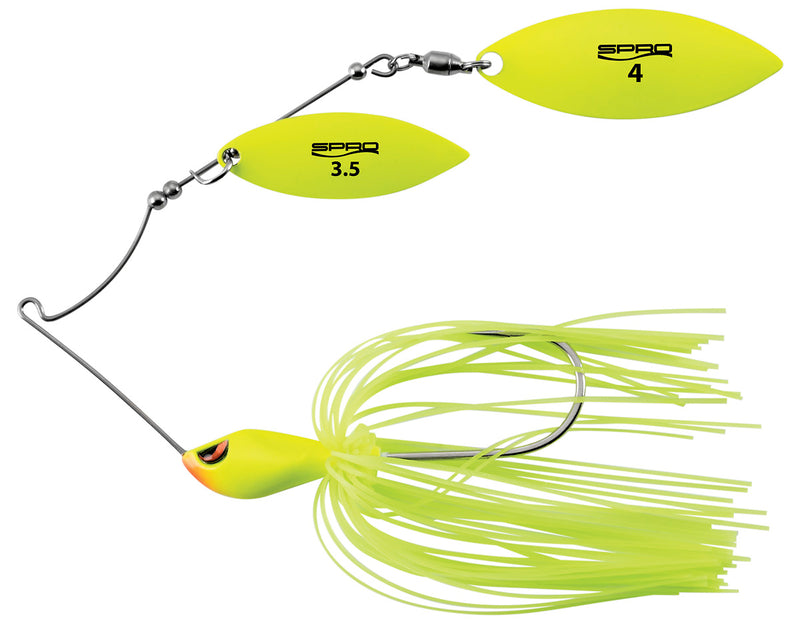 Spro Blade Double Willow Spinnerbait 3/8 oz / Chartreuse
