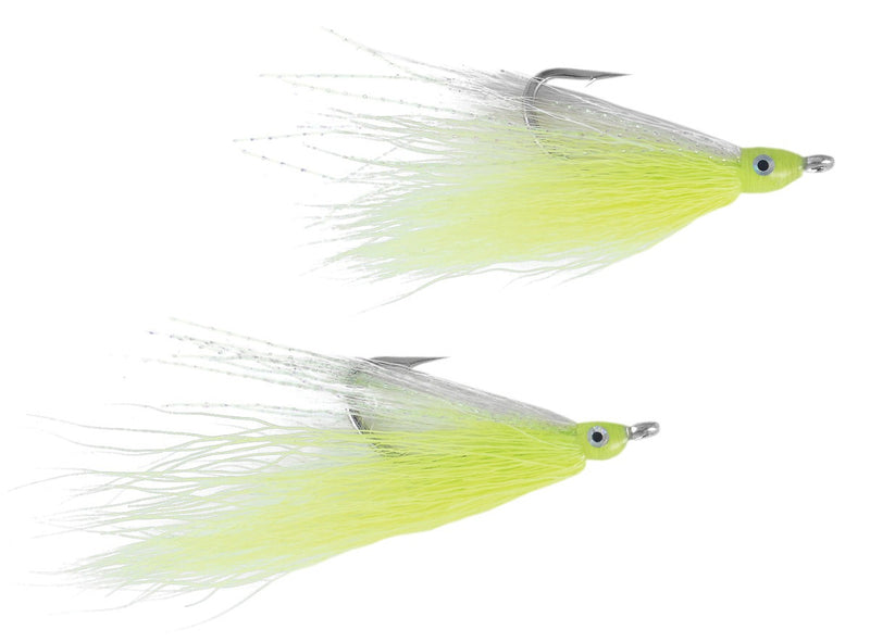 BUCKTAIL TEASER CHARTREUSE/WHITE