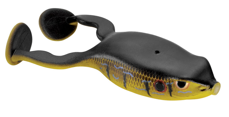 Spro Frog Fishing Meshback Adjustable Back Black White Yellow Cap
