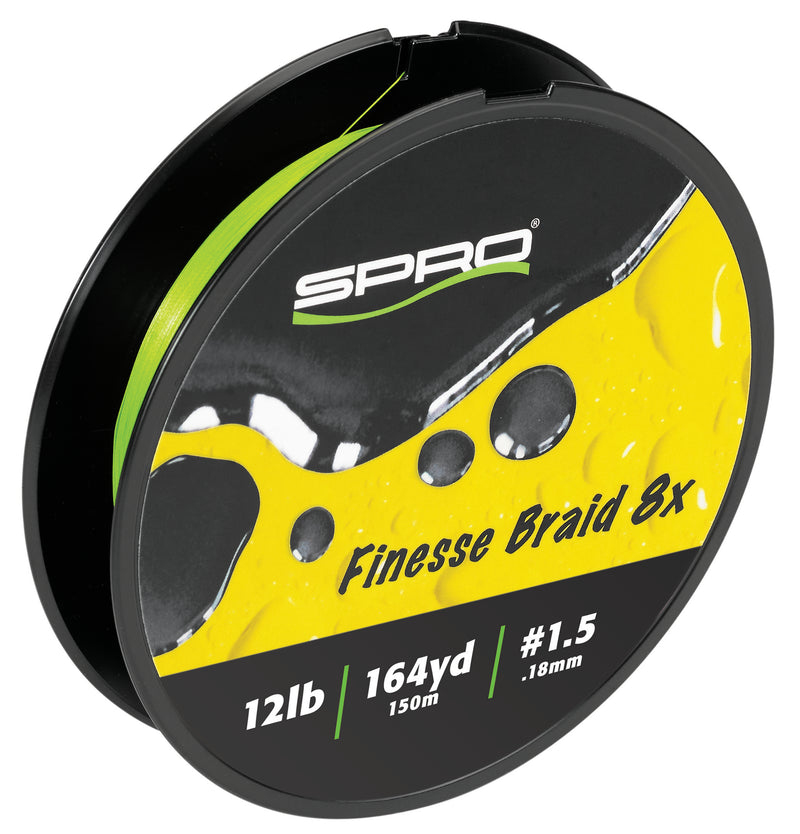 Spro Finesse Braid 8x Lime Green 164 Yards 14 Pound