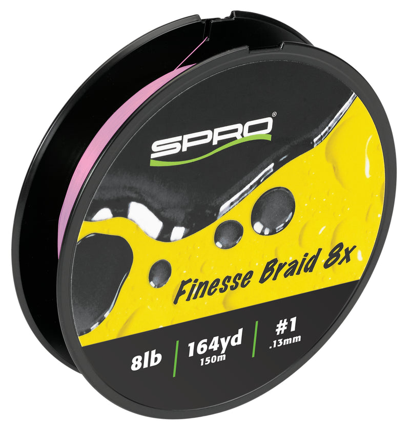 Spro Finesse Braid 8x Flash Pink 164 Yards 16 Pound
