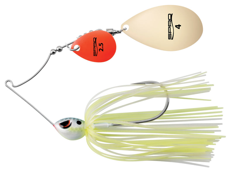 Spro Thumper Spinnerbait Chartreuse/White/Red / 3/8 oz