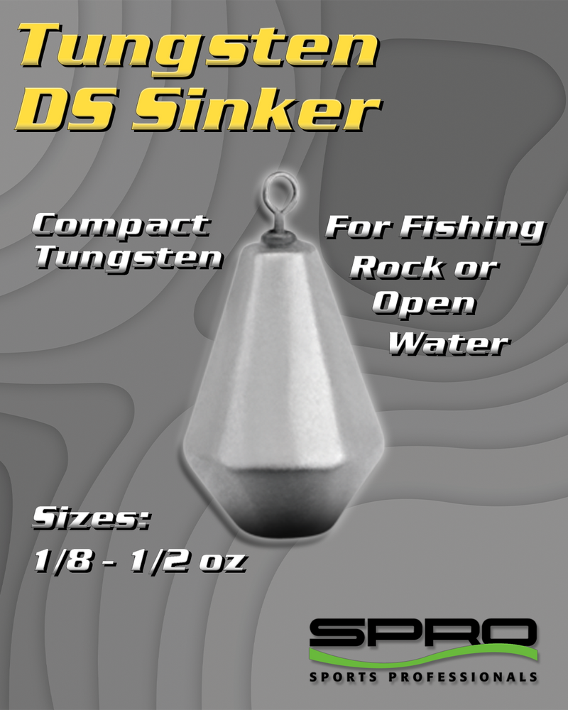 Spro Tungsten Drop Shot Sinker Short 3/16 oz