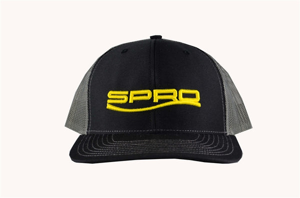 SPRO TRUCKER HAT BLACK/GRAY YELLOW